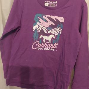 NWT Girls Carhartt long sleeve t-shirt